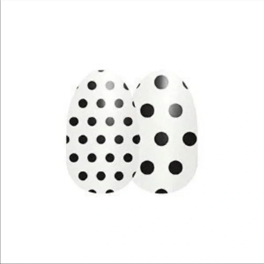 *Retired* Color Street: Polka Dot-Com | Spots Clear Overlay Black Party Spring